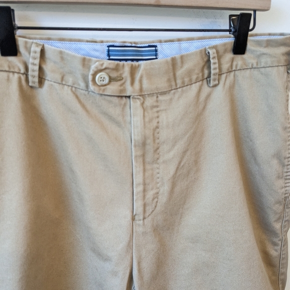 Peter Millar Pima Cotton Nantucket Chino Shorts in Faded Khaki - Picture 2 of 5